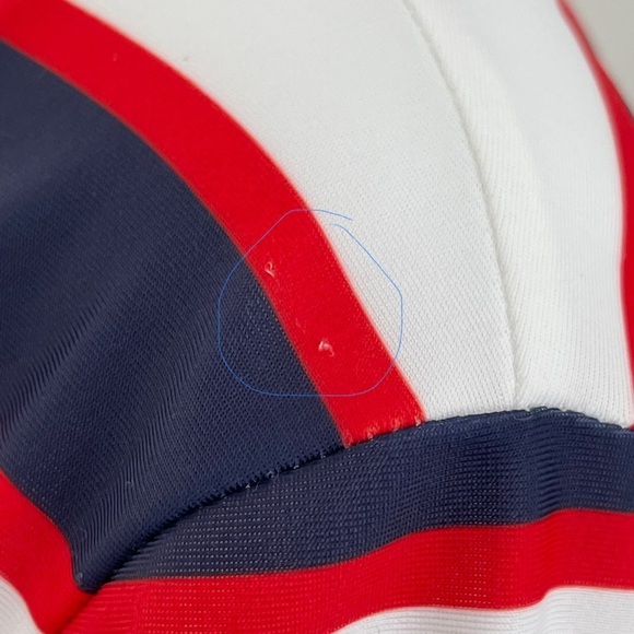 Glamourpuss NYC Red,Blue and White Stripes Dress size Small - Picture 15 of 15